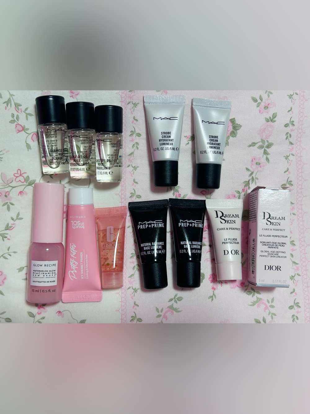 Sephora Primer, Serum and Oil Cleanser Sample Lot of 11